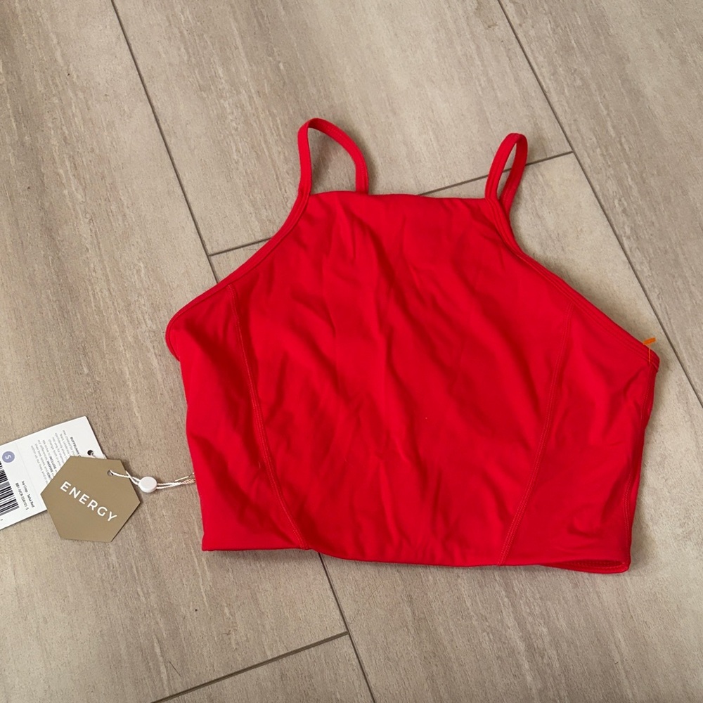 BuffBunny Ivy Crop - Salsa Red NWT small